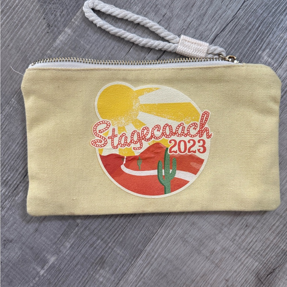 Stagecoach Music Festival 2023 Canvas Clutch Wristlet - Western Boho